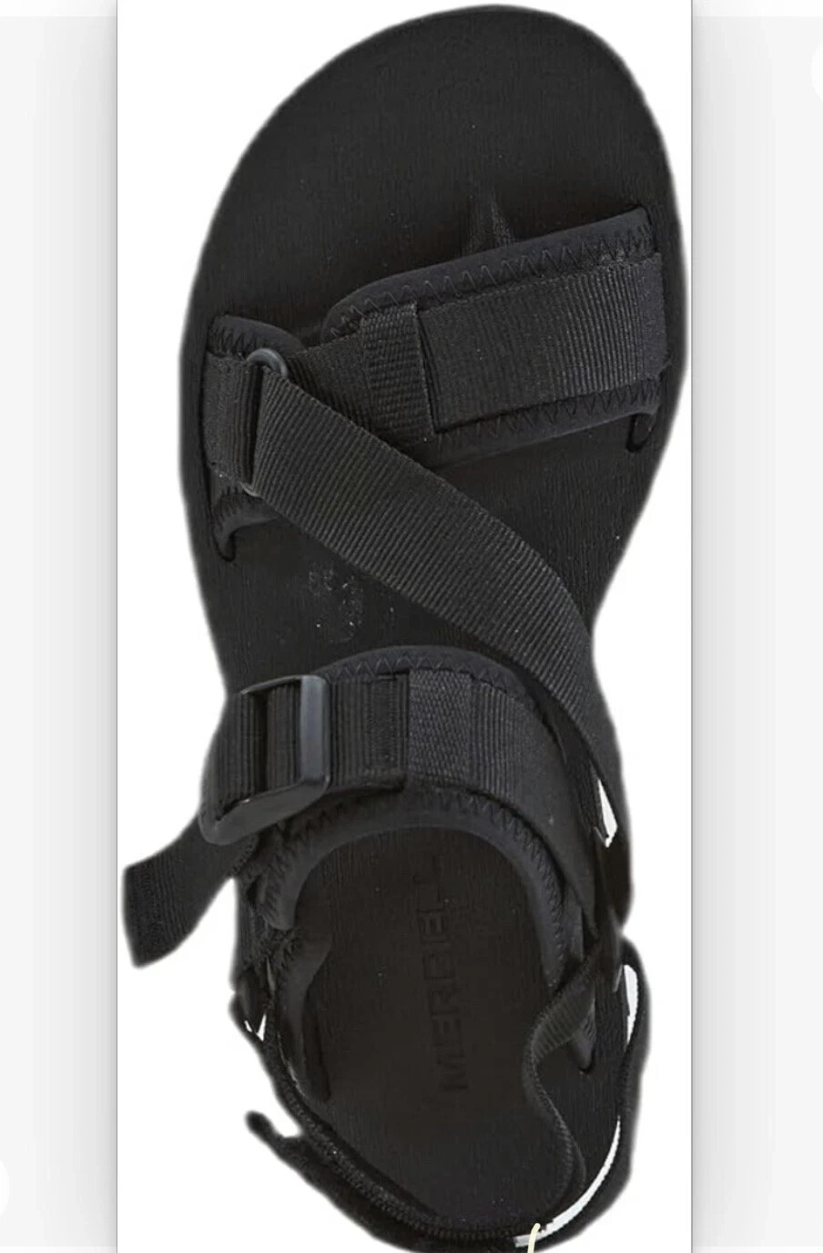 Merrell scarpe sandali uomo cinturino alpino colore nero taglia 11 NUOVI scatola