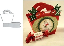 Portable Gift Box Metal Die Cuts,Valentine Christmas Gift Candy Box Wedding Card