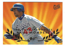 1995 Ultra Baseball 2nd Year Standouts Raul Mondesi Insert #10 NRMT