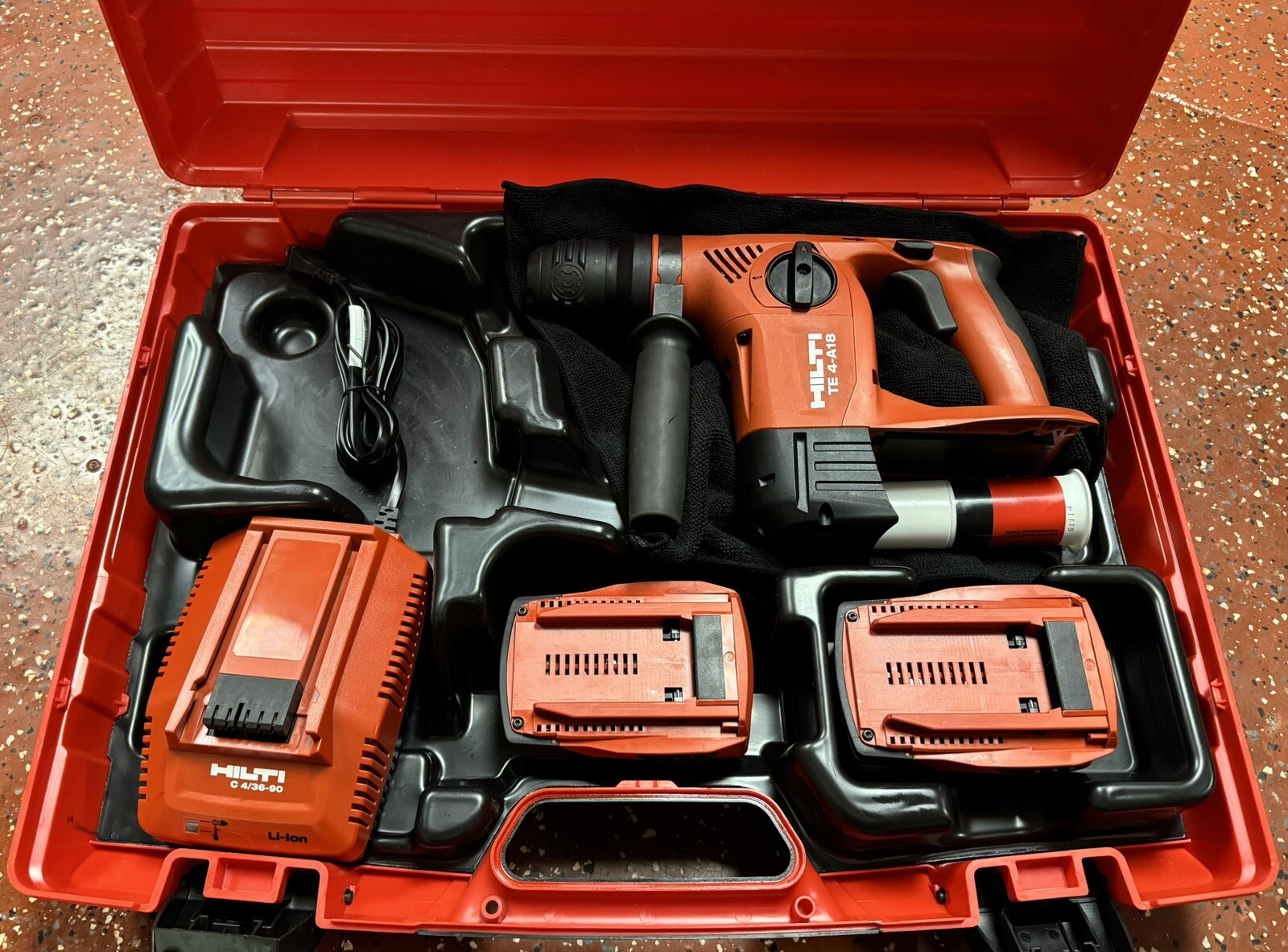 Hilti Cordless Rotary Hammer Drill Kit(TE 4A18) eBay