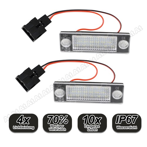 2x OEM ILLUMINAZIONE TARGA LED PER VW SHARAN SEAT ALHAMBRA 95-10 FORD GALAXY - Foto 6 di 7