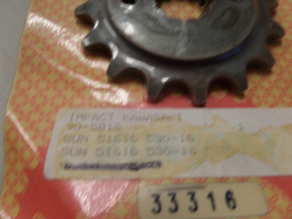 NOS Power Drive Sprocket 16T Fits Kawasaki 1984-86 ZX900A 92