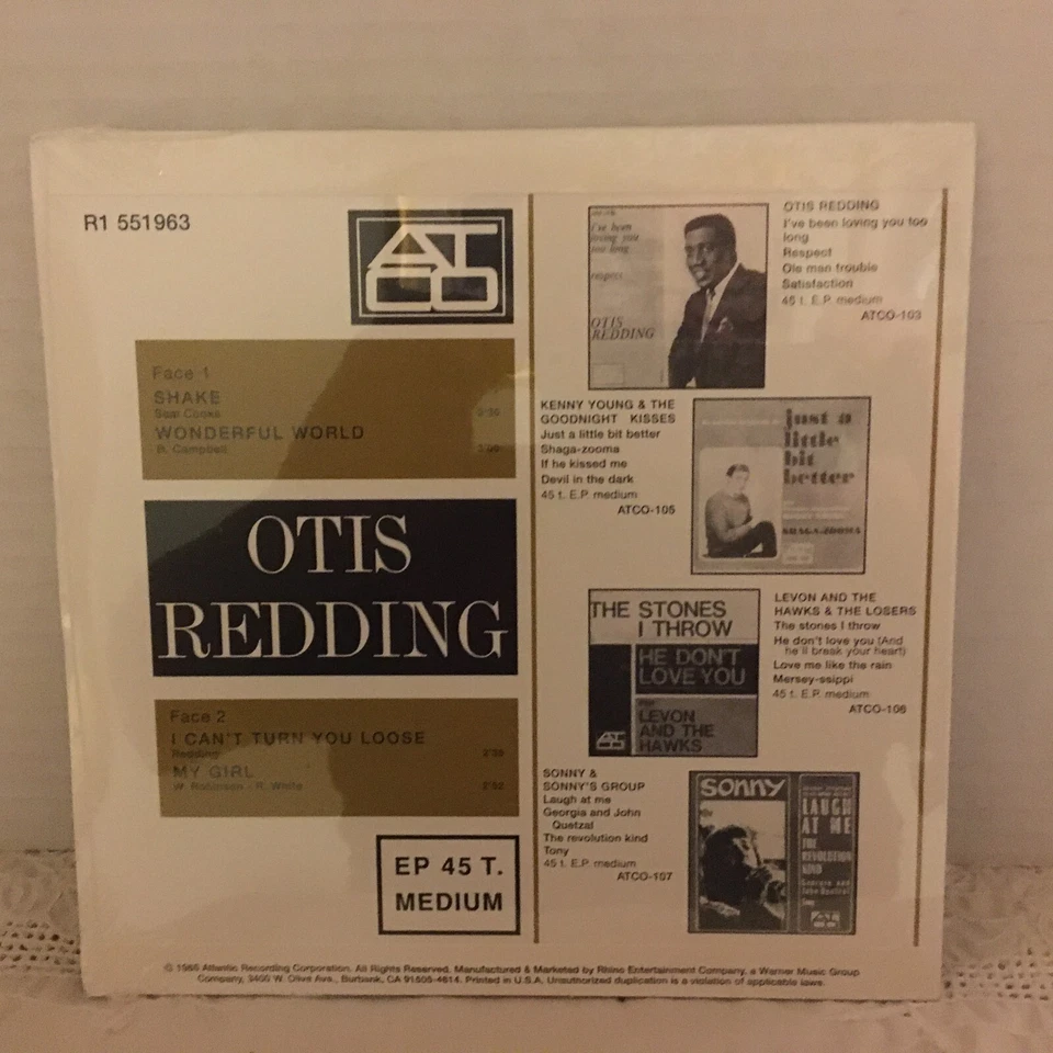 OTIS REDDING Shake limited edition 7"  EP  single Vinyl SEALED - Image 2 of 2