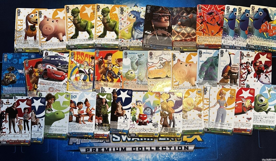weiss schwarz pixar trading cards 67 Cards R,RR And SR eBay