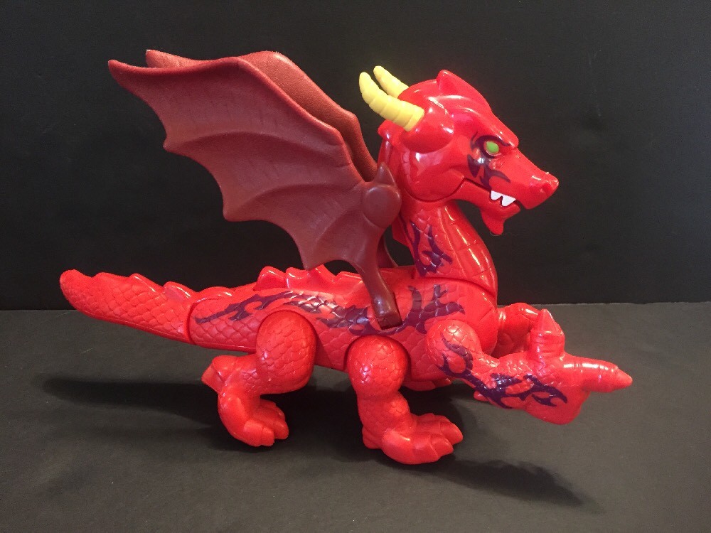 Fisher Price Imaginext Six-Legged Dragon World Fortress Winged