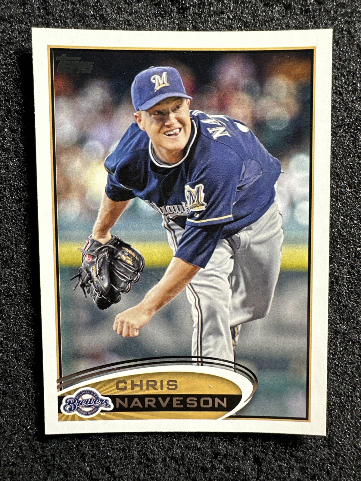 CHRIS NARVESON #633 2012 Topps Baseball QTY Milwaukee Brewers