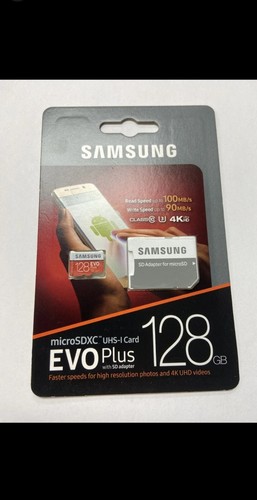 Samsung MicroSDXC EVO PLUS 128GB With SD Adapter 4K Ultra HD Apeed Up To 95 MB/S - Picture 10 of 11