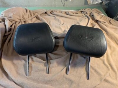 (2) 07-08 OEM Acura TL Type S FRONT Seat Headrest Pair Set BLACK ...