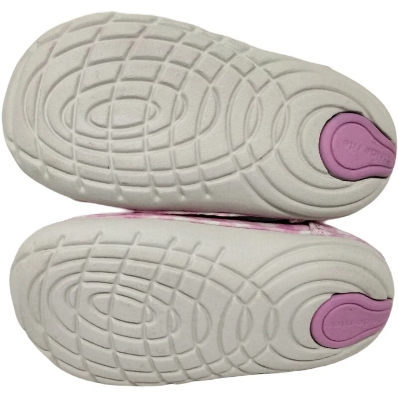 Zapato Stride Rite Hanna Niña Pequeña Varios Tallas Informal Rosa y Guinga Nuevo con Caja Foto 2 de 3