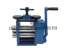 3" Manual Jewelry Combination Press Rolling Mill Machine Wire Flat Metal Sheet