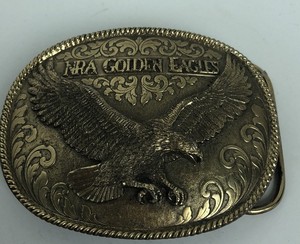 golden buckle eagles nra durable brass solid limited edition