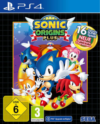 Sonic Origins Plus - PS4 PlayStation 4 (PS5 upgrade) - NEU OVP *Blitzversand*