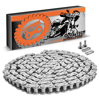 Hitbox Roller Chain Strong 19.05mm Pitch 10FT 160-Link For Motorcycle Engines US