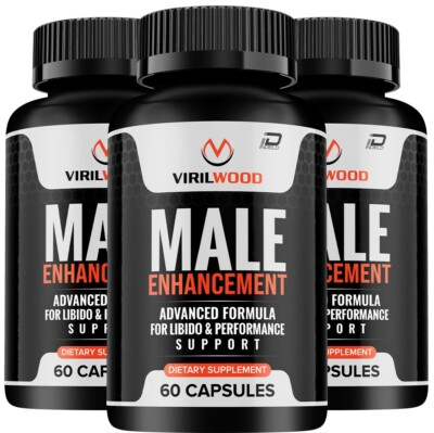 #ad #ad 3 Pack Viril Wood for Men Capsules VirilWood Vitamin Complex All Natural $49.95