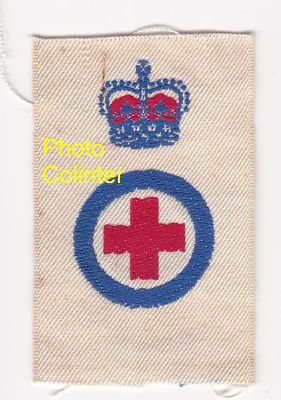 Royal Navy Specialty SICK BERTH RATING with QC Crown - approx 80 x 60mm