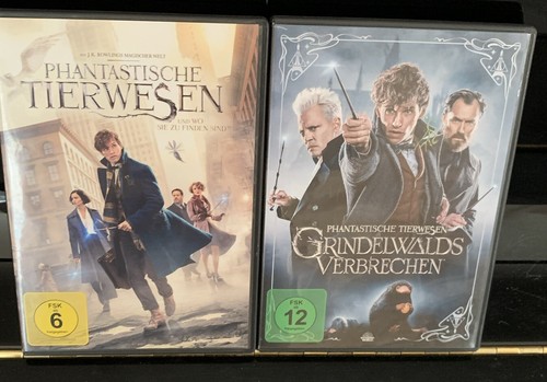 2 DVD PHANTASTISCHE TIERWESEN Teil 1 + 2 J. K. Rowling