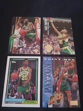 1992-93 Topps - Gary Payton #184 LOT OF 4 NBA BASKETBALL CARDS SUPERSONICS