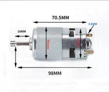 795 DC Motor 12V 24V 12000RPM Large Torque To...