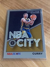 2019-20 Hoops Premium Stock Stephen Curry NBA City #2 Golden State Warriors