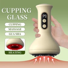 Rechargeable Cupping Massager, 9-Level Body Sculpting & Muscles Relief Massage