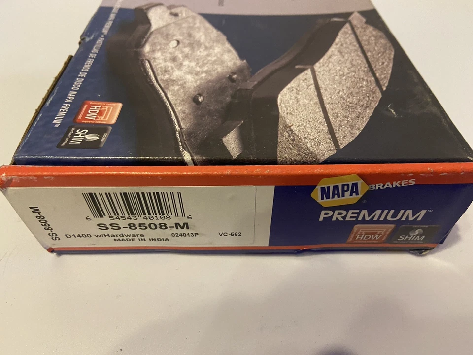 Pastillas de freno de disco traseras moldeadas integralmente NAPA para Ram 2500 3500 1500 Dodge (OR3) Foto 3 de 3