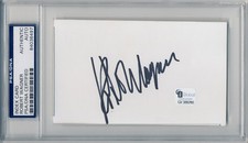 ROBERT WAGNER Signed Index Card It Takes a Thief Switch Hart to Hart GAI PSA/DNA
