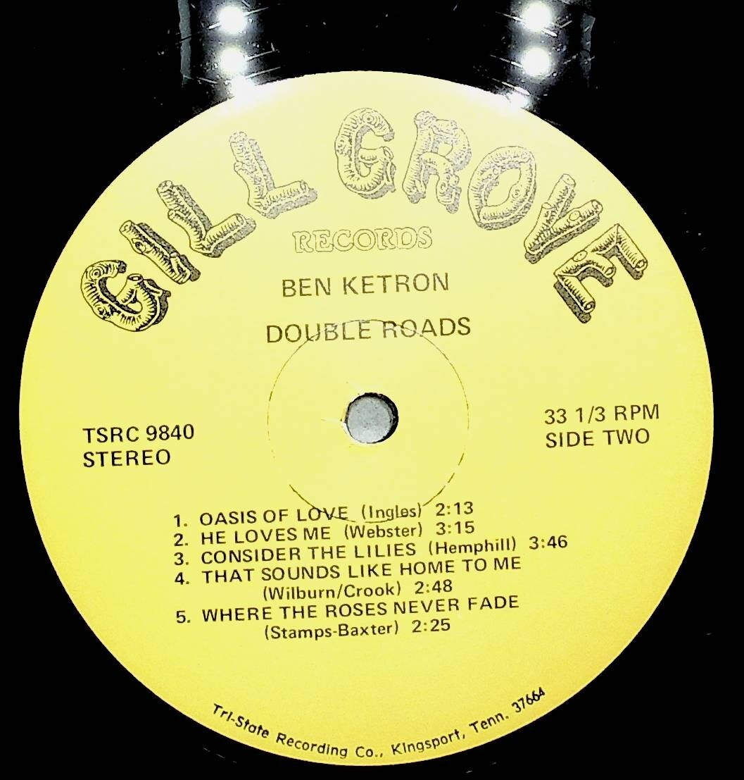 Ben Ketron Double Roads Gospel Christian Gill Grove Vinyl LP