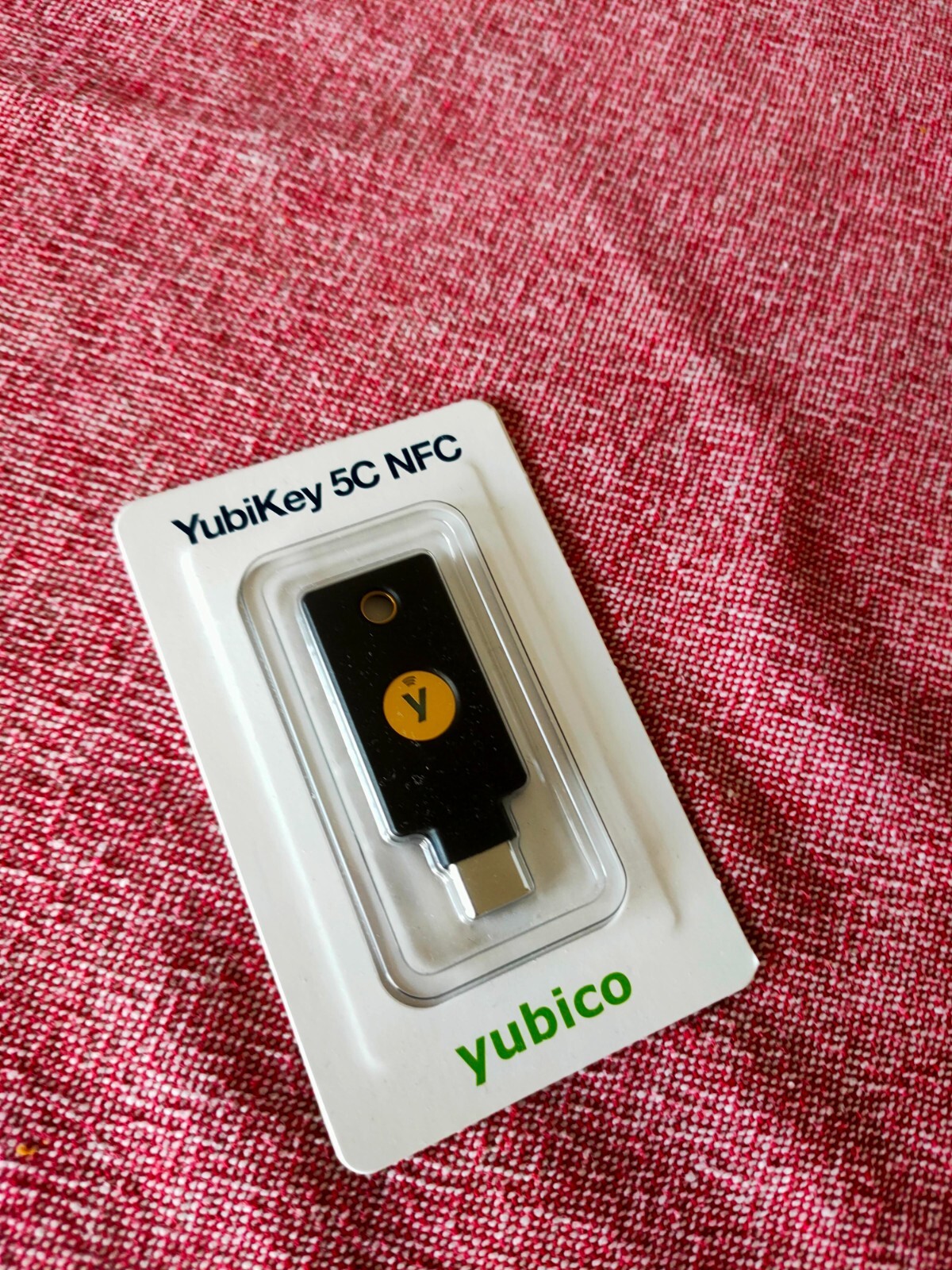 Yubico YubiKey 5C NFC USB Chiave di Sicurezza - Nera