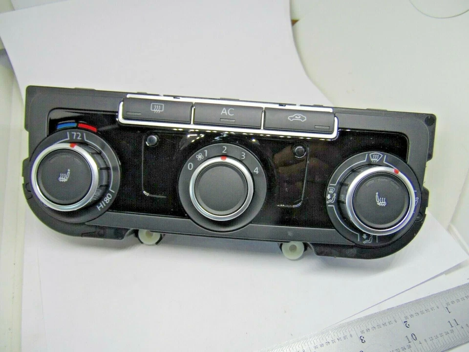 3C8-907-336-AJ-ZJU VOLKSWAGEN AC CONTROL DE CALEFACCIÓN se adapta a GOLF JETTA 2010 2011 NUEVO Foto 3 de 4