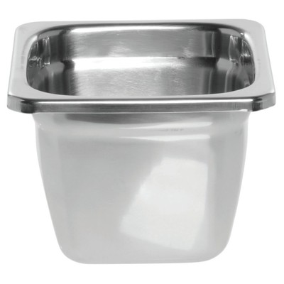 Bon Chef 5221 Stainless Steel Space Saver Bowl, 1-1/4 Quart Capacity, 6'' Length