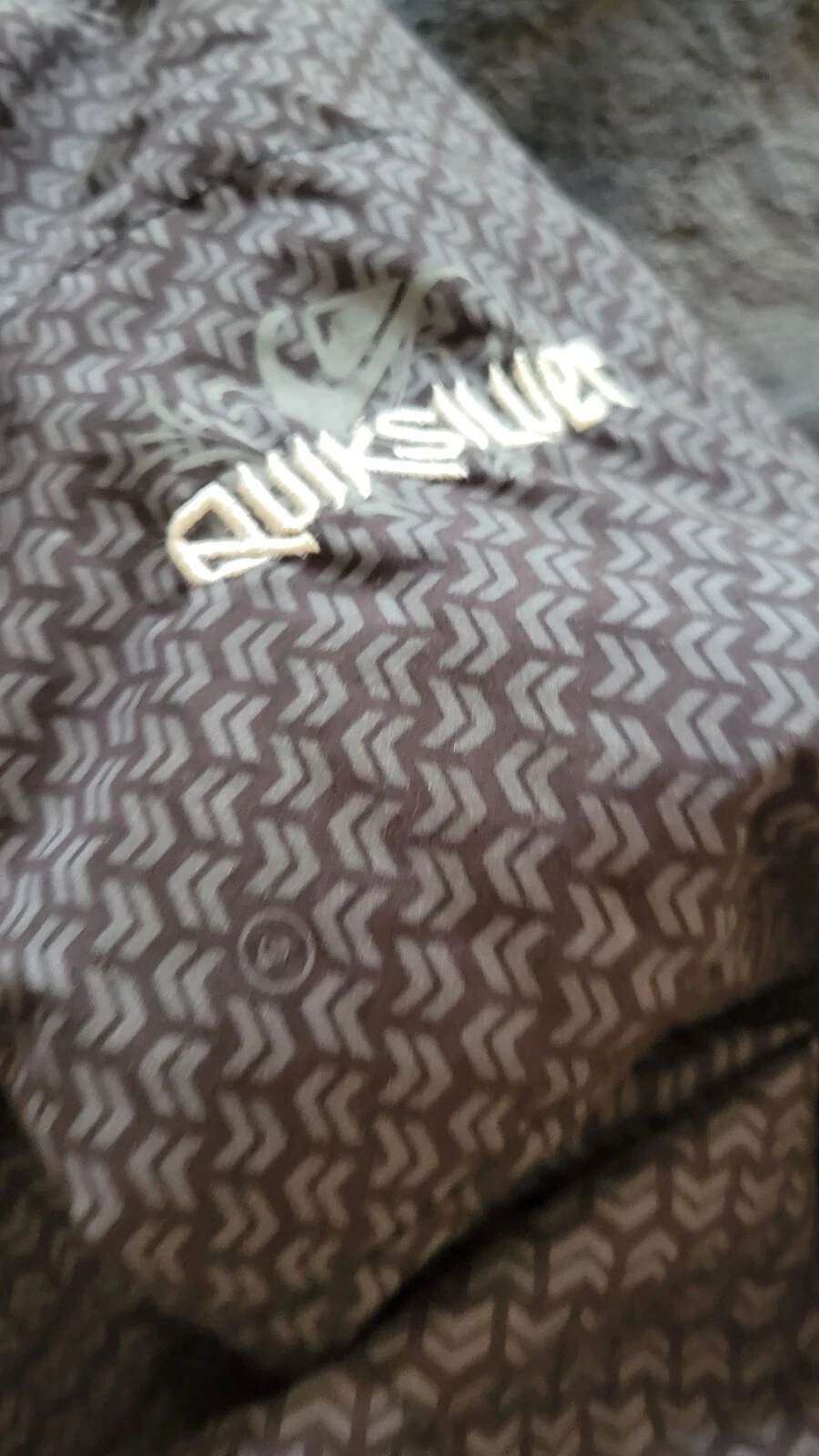quicksilver men jacket In Good Condition Size Medium Black - product detail image 3