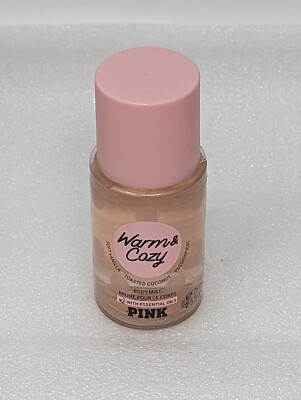 Victoria's Secret Pink Warm & Cozy Scented Mist Body Spray 2.5 oz Travel Size
