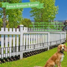 Animal Barrier Fence, 26 Pack No Dig Fence Decorative Fences, 17in H x10ft L