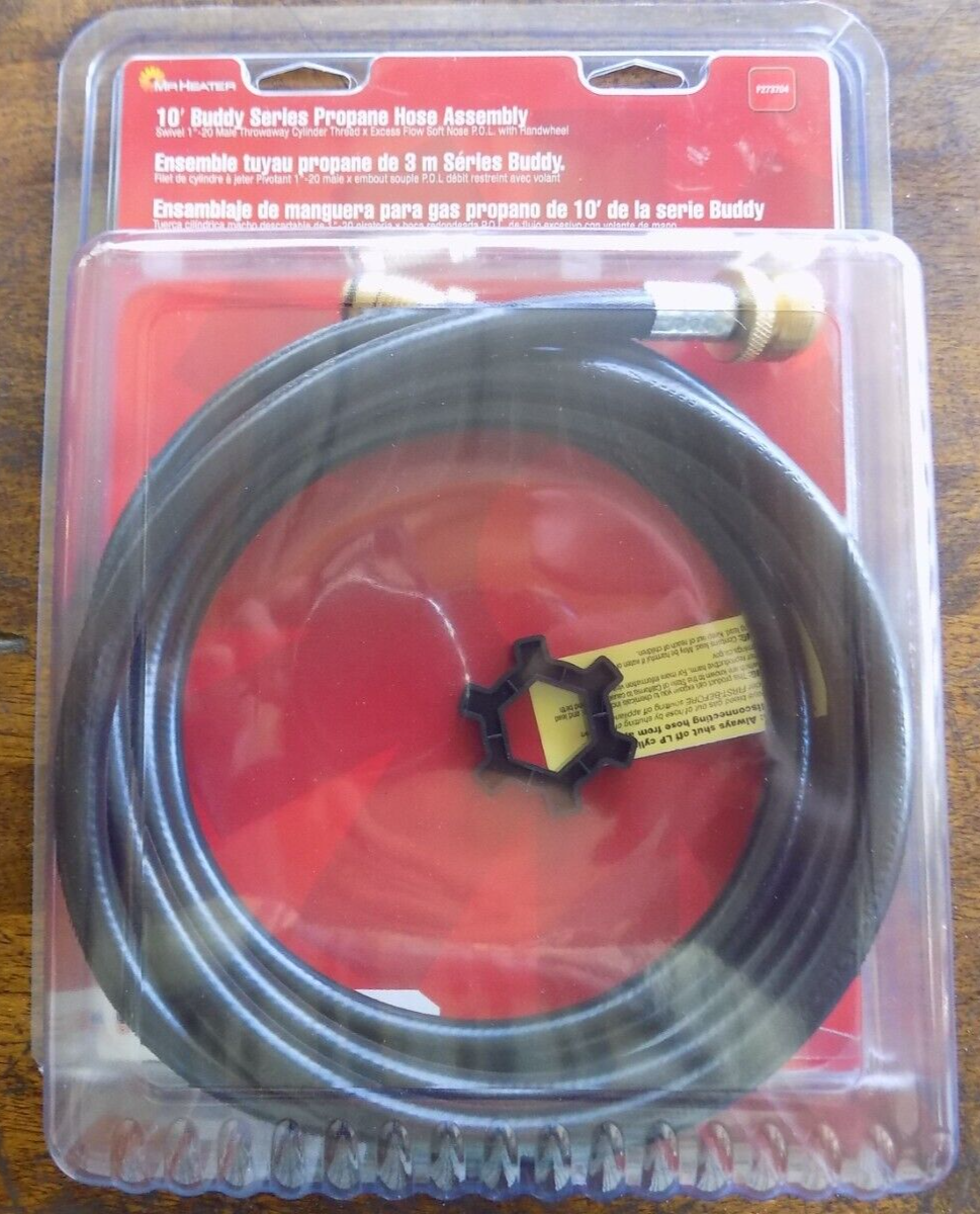 Genuine Mr. Heater 10Ft Buddy Series Hose Assembly, F273704 Heater