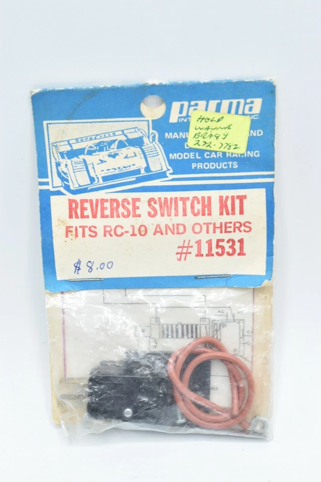 Kit de interruptor inverso vintage RC NOS Parma asociado RC10 11531 difícil de encontrar  Foto 4 de 4