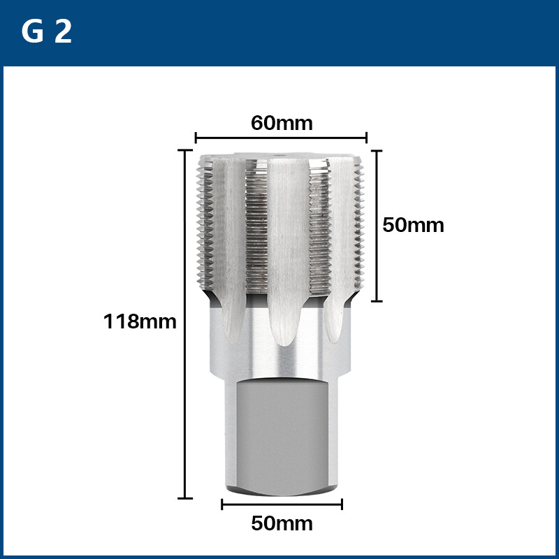 1PC Pipe Thread Tap BSP Metal Screw Thread Cutting Tool G1/16G2 for