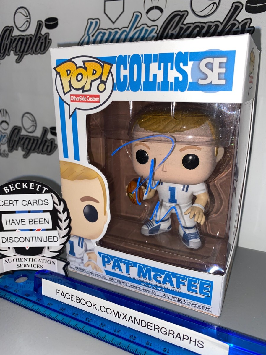 PAT MCAFEE SIGNED AUTOGRAPHED CUSTOM NFL 1/1 FOOTBALL FUNKO POP