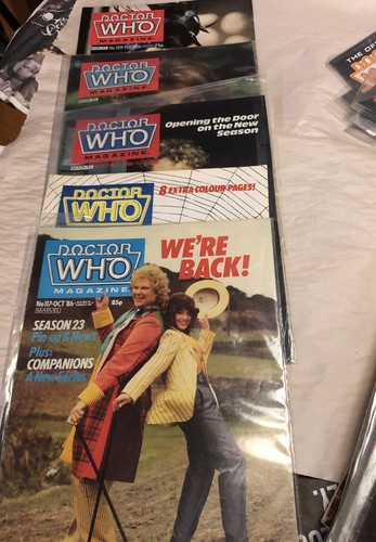 The Official Doctor Who Magazines 34 issues, various dates May 1984-Oct 1990 - Imagen 4 de 9