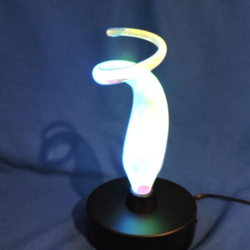 Lumisource Electra Spiral Sculptured Plasma Motion Art Lamp Light Corded Tested