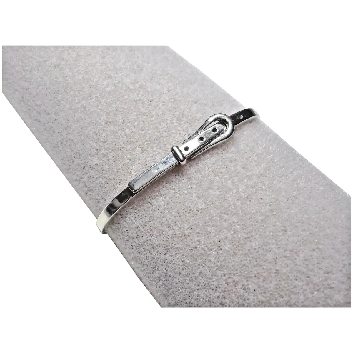 Sterling silver buckle bracelet shop