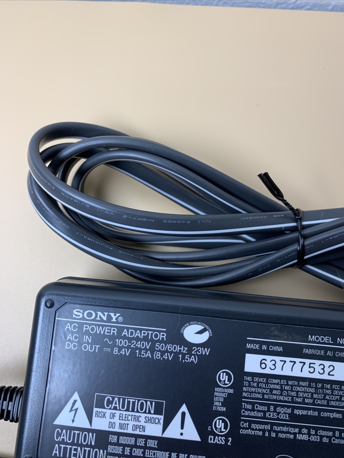 SONY ACL10B AC Power Adaptor Handycam Adapter Charger Genuine OEM eBay