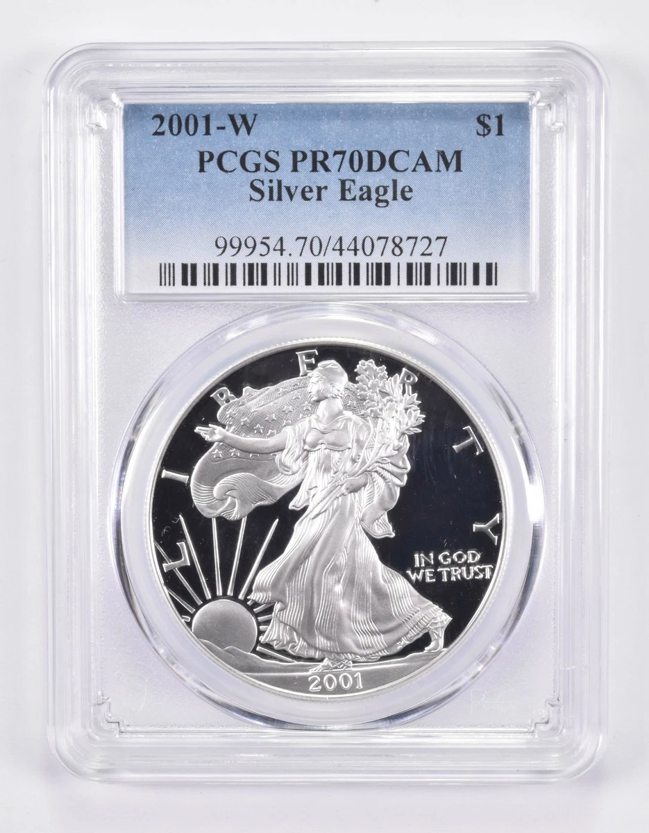 American Eagle PCGS 2001 Silver Bullion Coins for sale | eBay