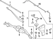 Genuine Jaguar Wiper Blade T4A13720