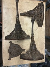 Antique Victorian Cast Iron Corbel Bracket Figural Female table legs spares