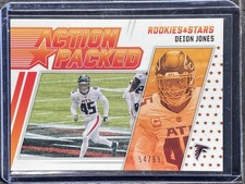 Jones, Deion - 2021 Rookies & Stars - Actioned Packed - 54/99