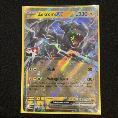 Zekrom ex 034/086 NM gestempelt blk [Spiel! Pokemon Preispaket Serie 8]
