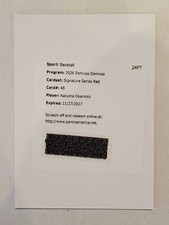 KAZUMA OKAMOTO 2026 Donruss SIGNATURE SERIES RED AUTO #/99 REDEMPTION Blue Jays