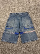 Vtg Marithe Francois Girbaud Jean Shorts Men 36 Baggy Shuttle Tape Cargo Y2K 90s