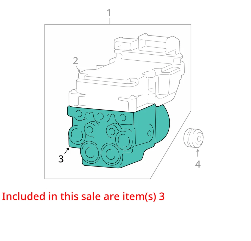 Anti-Lock Brake Part Assembly All Wheel ABS Fits 02-03 DODGE 1500 PICKUP 3793754 Foto 3 de 4