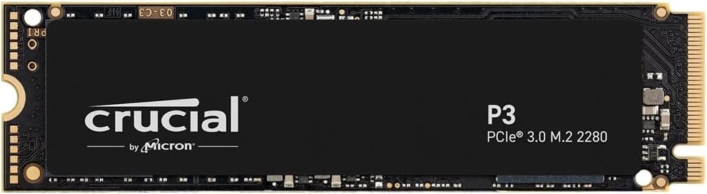 Crucial P3 4TB Internal 3D NAND Flash PCIe Gen 3x4 NVMe M.2